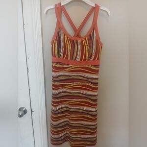 Royal Robbins Orange Red Athletic Dress